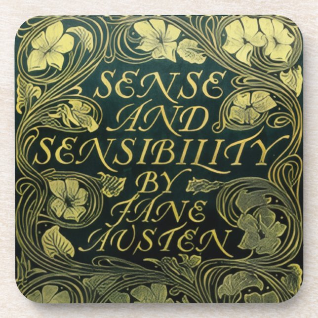 Porta-copo Jane Austen's "Sense and Sensibility"  (Frente)