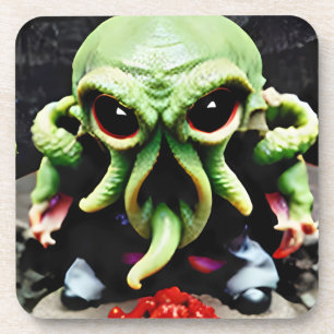 Porta-copo Jantar com Cthulhu
