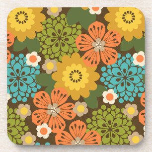 Porta-copo Jardim Allana Havaiano Floral Gráfico - Quente