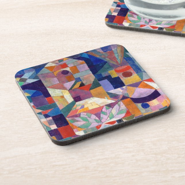 Porta-copo Jardim de Borgonha (Castelo) - Paul Klee - (Left Side)