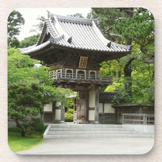 Porta-copo Jardim de chá japonês em São Francisco (Frente)
