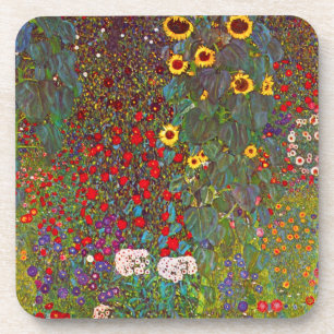 Porta-copo Jardim de Fazenda Gustav Klimt com Portas copos de