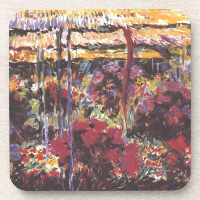Porta-copo Jardim de Giverny - Claude Monet - c1900 (Frente)