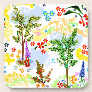 Porta-copo Jardim de Verão