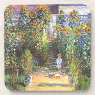 Porta-copo Jardim do Artista de Vetheuil - Claude Monet