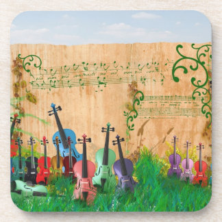 Porta-copo Jardim do violino