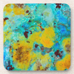 Porta-copo Jasper Crisocola Azul