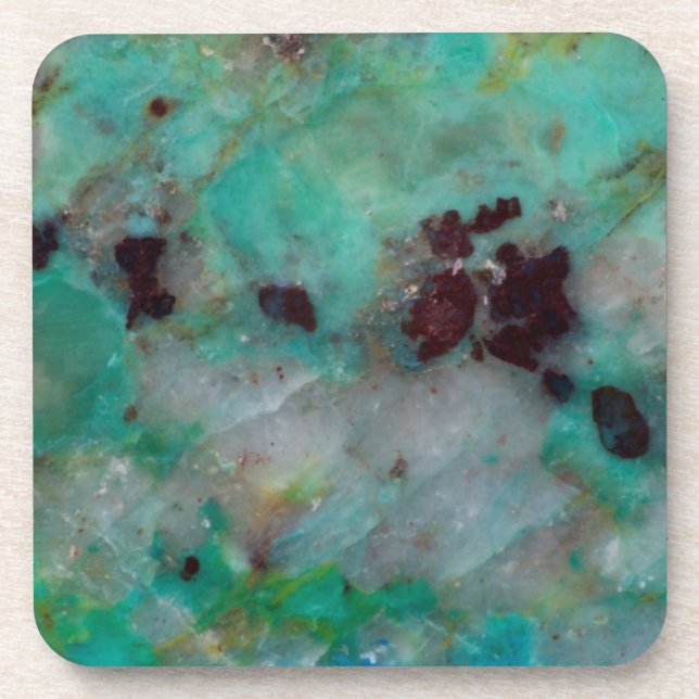 Porta-copo Jasper de Crisocola Azul (Frente)