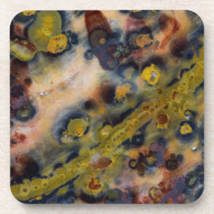 Porta-copo Jasper Oceano close-up abstrato