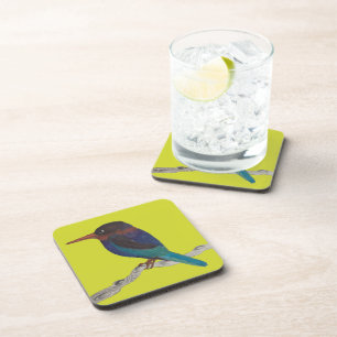 Porta-copo Javan Kingfisher num Conjunto de Portas copos