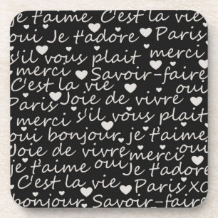 Porta-copo Je t’aime