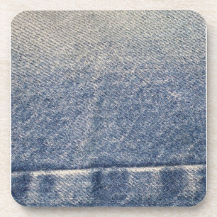Porta-copo Jeans desbotados / Tecido denim