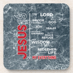 Porta-copo Jesus é a minha nuvem de "Tudo"