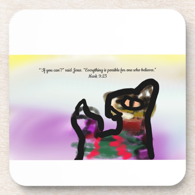 Porta-copo Jesus faith   (Frente)