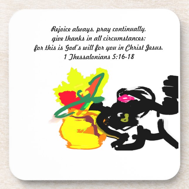 Porta-copo jesus here (Frente)