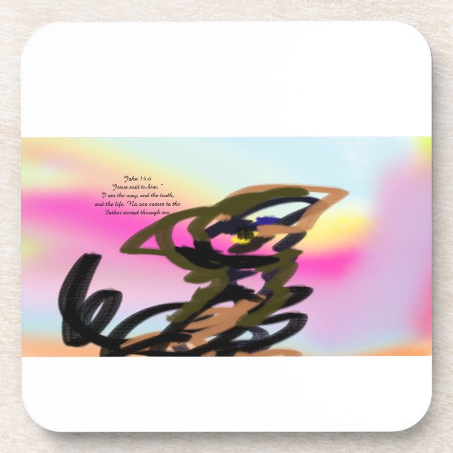 Porta-copo jesus love (Frente)