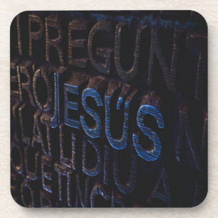 Porta-copo Jesus, Pedra Azul, Amor a Deus Cristão