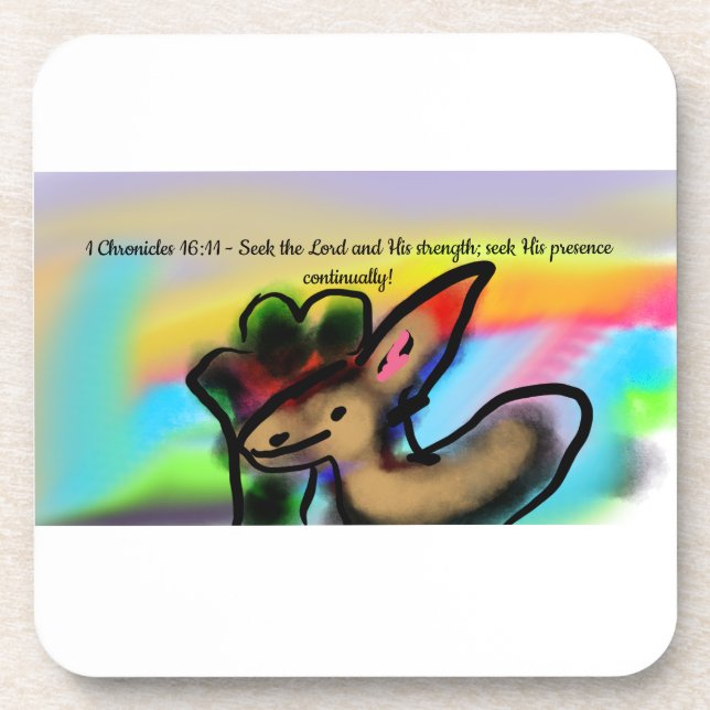 Porta-copo Jesus strength  (Frente)