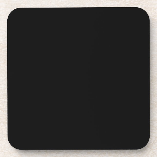 Porta-copo Jet Black Design - personalize com texto, foto, im (Frente)