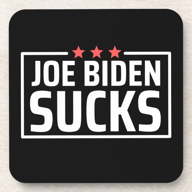 Porta-copo joe Biden Sucks (Frente)