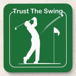 Porta-copo jogador de golfe