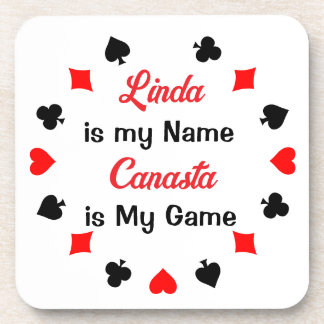 Porta-copo Jogo de Cartas Canasta Personalizado