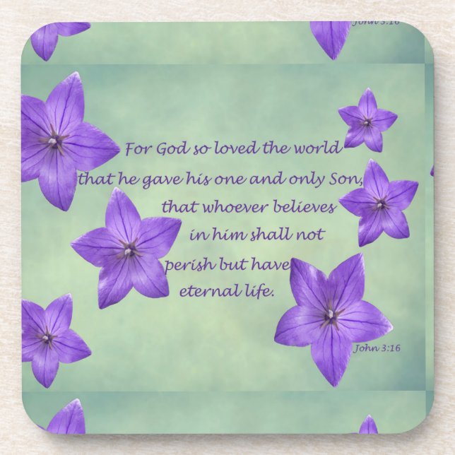 Porta-copo John 3:16 (Frente)
