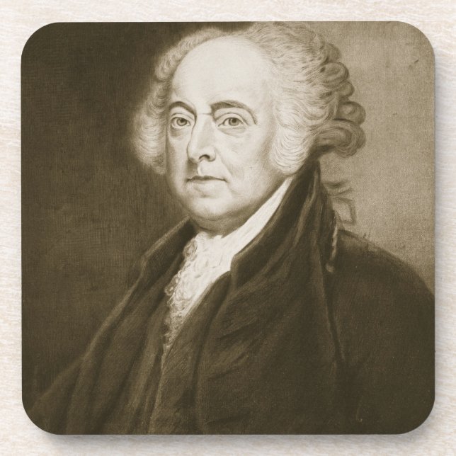 Porta-copo John Adams, ?a Presidente dos Estados Unidos de (Frente)