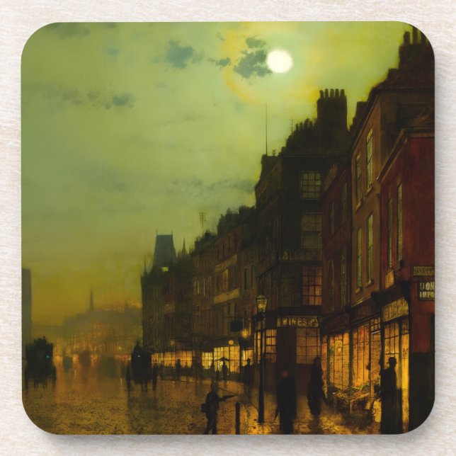 Porta-copo John Atkinson Grimshaw Glasgow Docks (Frente)