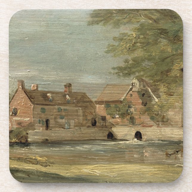 Porta-copo John Constable| Flatford Mill (óleo no painel) (Frente)