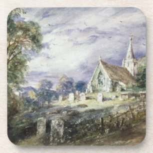 Porta-copo John Constable Stoke a igreja de Poges