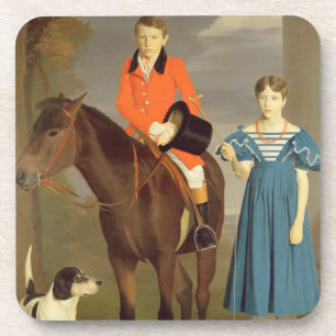 Porta-copo John Gubbins Newton e sua irmã Mary, 1832-33 (