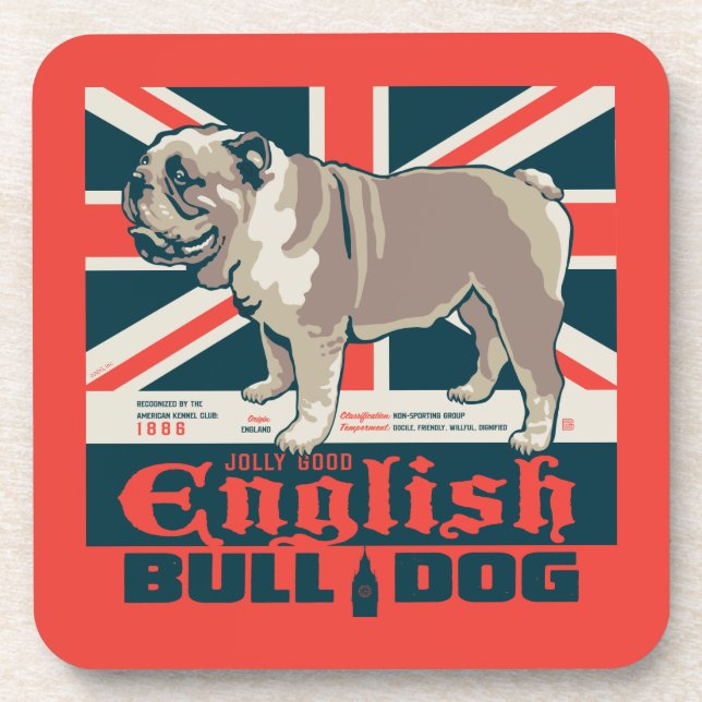 Porta-copo Jolly Good English Bulldog (Frente)