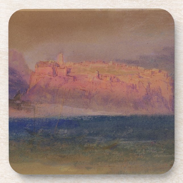 Porta-copo Joseph Mallord William Turner | Córsega, (Monaco?) (Frente)