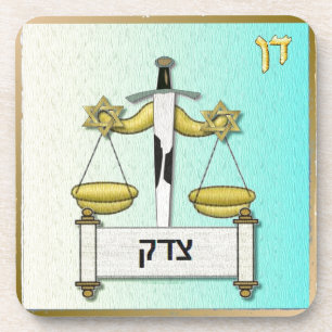 Porta-copo Judaica 12 Tribos Israel Dan Art