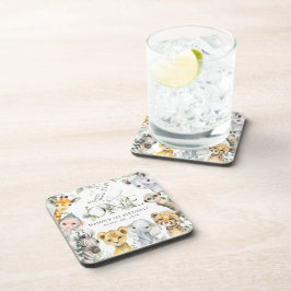 Porta-copo Jungle Animals, Safari, Wild One, First Birthday