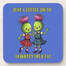 Porta-copo Just A Little Jig To Brighten Folded Holiday Card