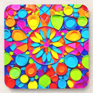 Porta-copo Kaleidoscope Sinfonia Trabalho de arte