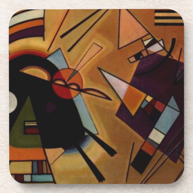 Porta-copo Kandinsky Black Violet (Frente)