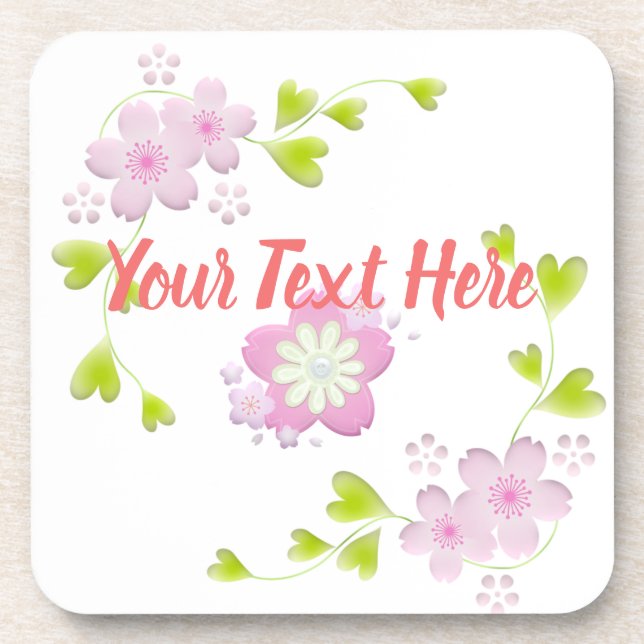 Porta-copo Kawaii Style Sakura Cherry Tree Blossom (Frente)
