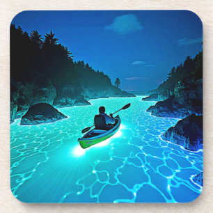 Porta-copo Kayak em Design de água brilhante