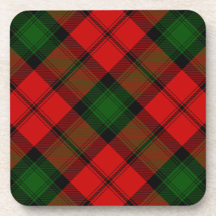 Porta-copo Kerr tartan green xadrez vermelha