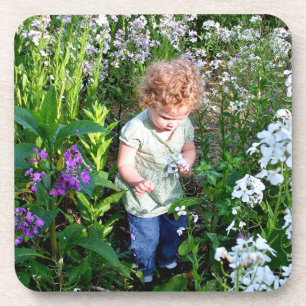 Porta-copo Kids Photo Template Coasters Set of 6 Gift