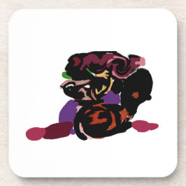 Porta-copo king Charles spaniel and roses sweet 