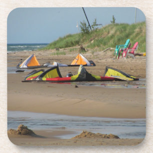 Porta-copo Kitesurfers do lago Michigan