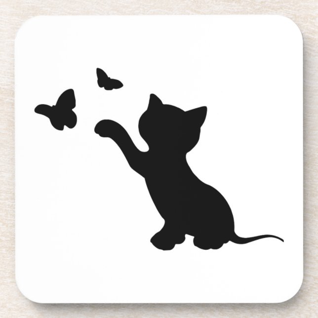 PORTA-COPO KITTEN BRINCANDO COM MANTEIGA (Frente)