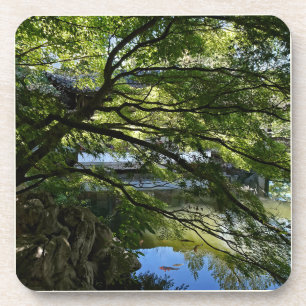 Porta-copo Koi Pond no Jardim Chinês