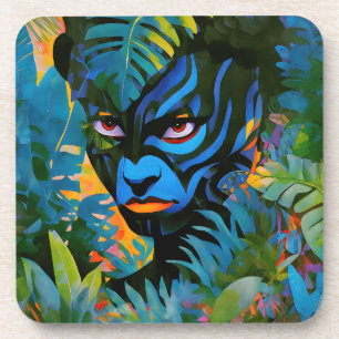 Porta-copo "Kuiráya" - Folha Pintada - Mulheres Na Amazônia