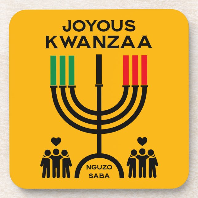Porta-copo Kwanzaa Alegre (Frente)