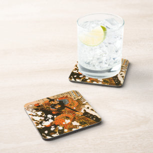 Porta-copo Kyusempo Sakucho Black Stallion Kuniyoshi Fine Art